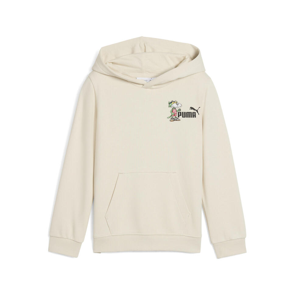 Dziecięca bluza z kapturem Super PUMA PUMA Alpine Snow White