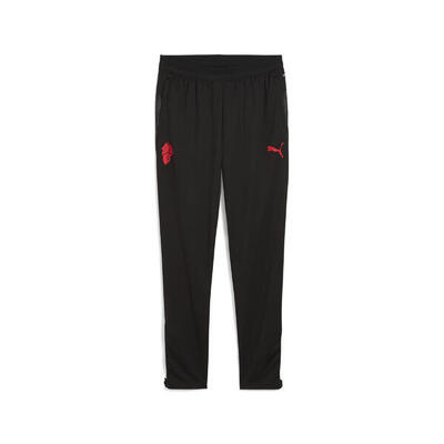 Pantaloni da allenamento AC Milan da uomo PUMA Black For All Time Red