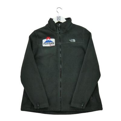 Tweedehands - dames tnf zwarte fleece jas - als nieuw