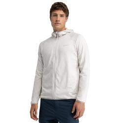 Veste polaire légère à capuche randonnée homme Stride Stone Beige