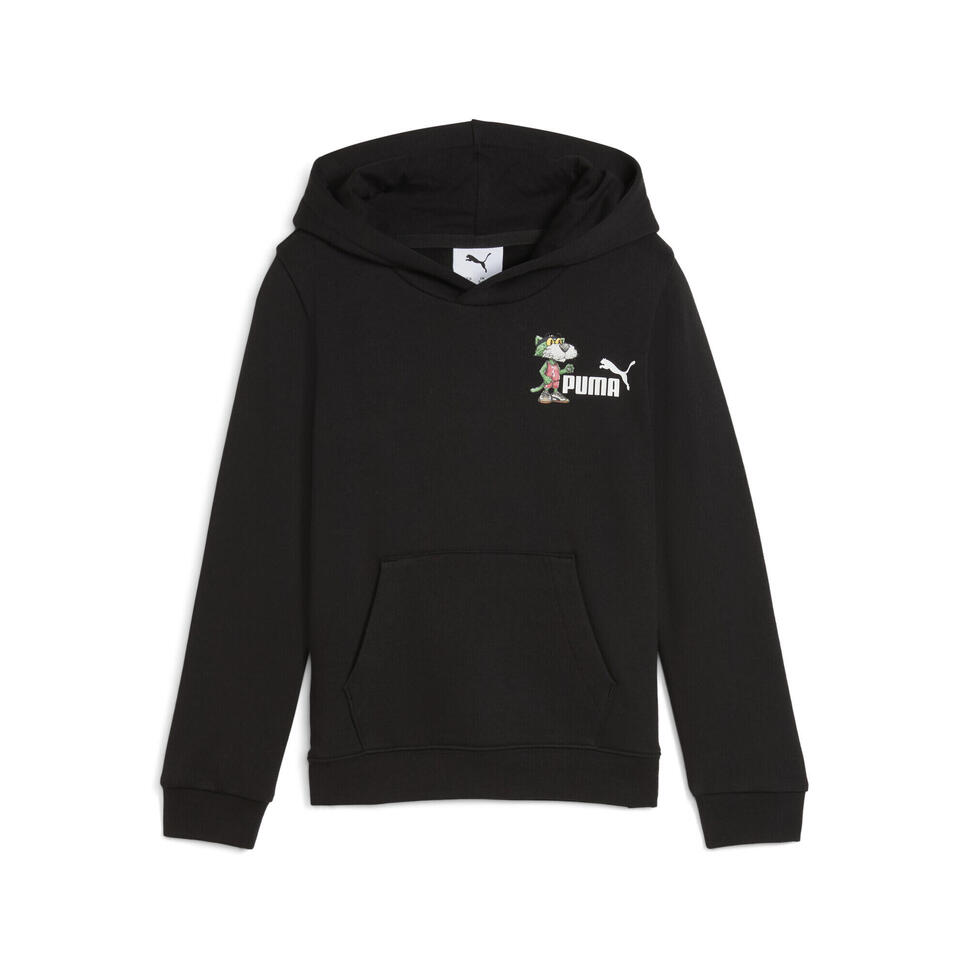 Dziecięca bluza z kapturem Super PUMA PUMA Black