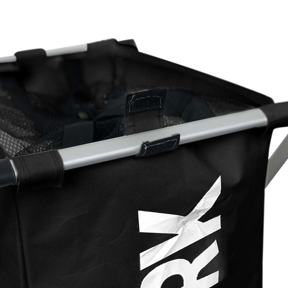 Panier à linge noir - 1 compartiment - Pliable 5/7