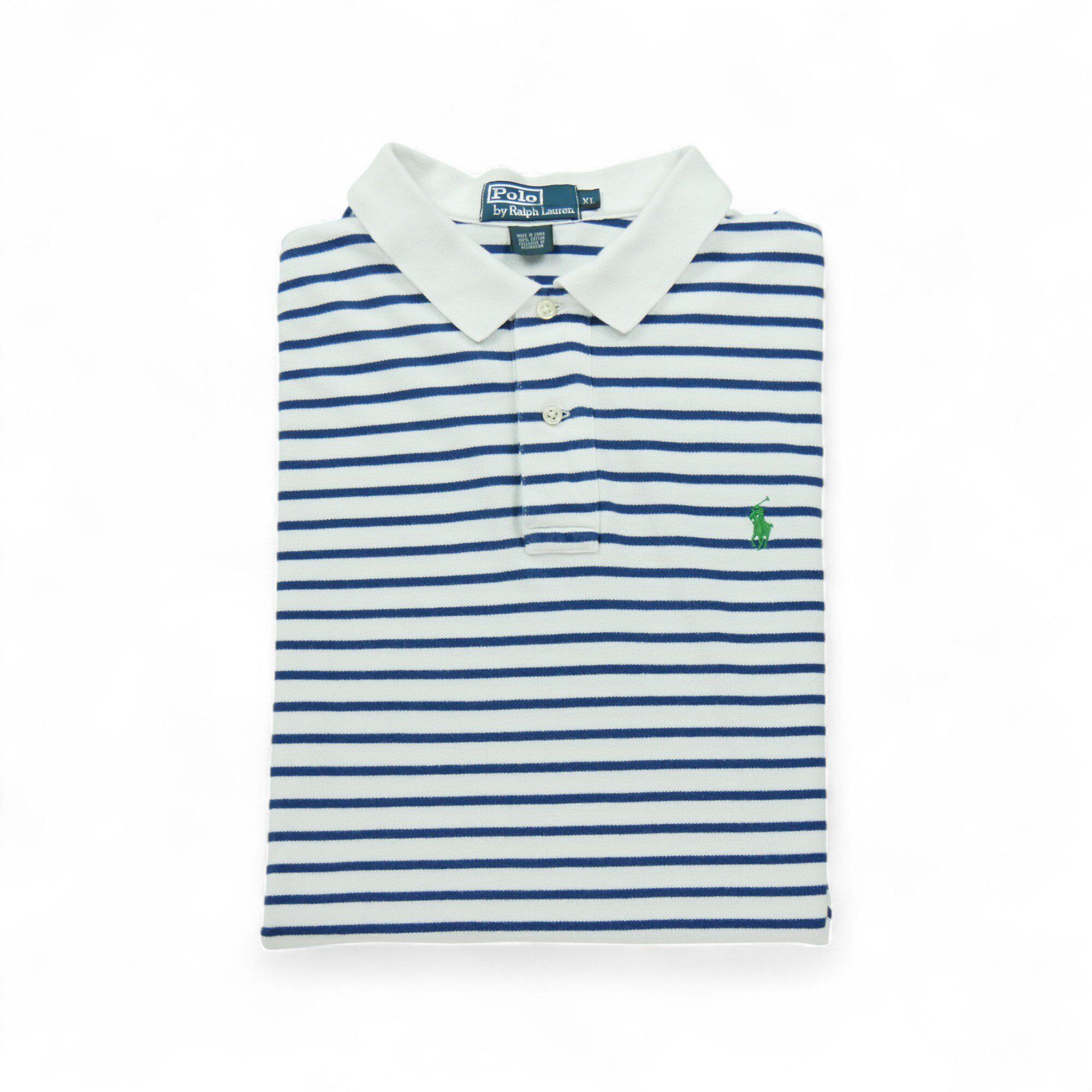 RALPH LAUREN Seconda Mano - Manica corta Polo uomo bianco - Stato eccellente