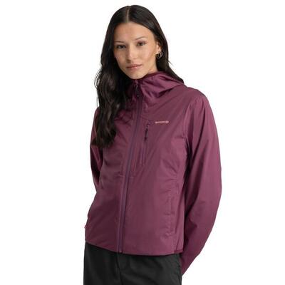 Dames wandelen waterdichte wandeljas velora purple paars