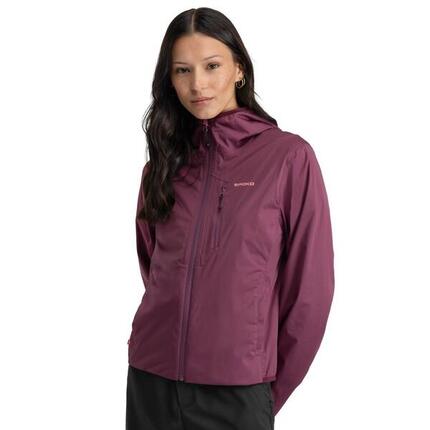 Damen Wandern wasserdichte wanderjacke Velora Purple Lila