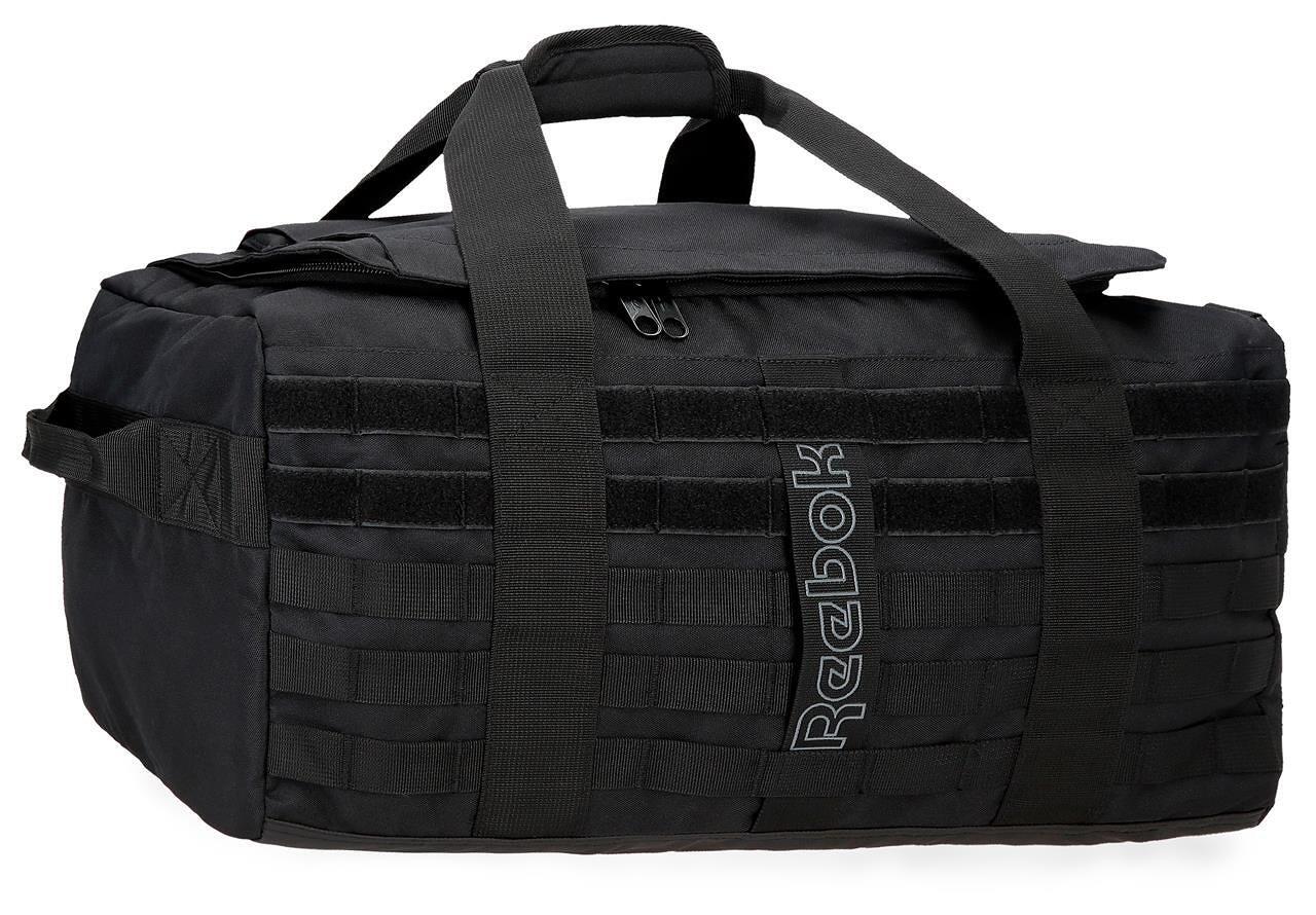 Bolsa de viagem masculina reebok cross one 50cm preta