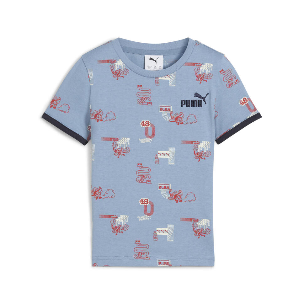 Dziecięca koszulka Little Runners PUMA Cool Blue