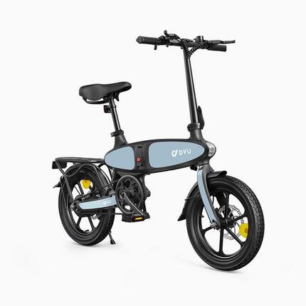 Vélo électrique pliable DYU C2 16 pouces, batterie 48 V 7,5 Ah