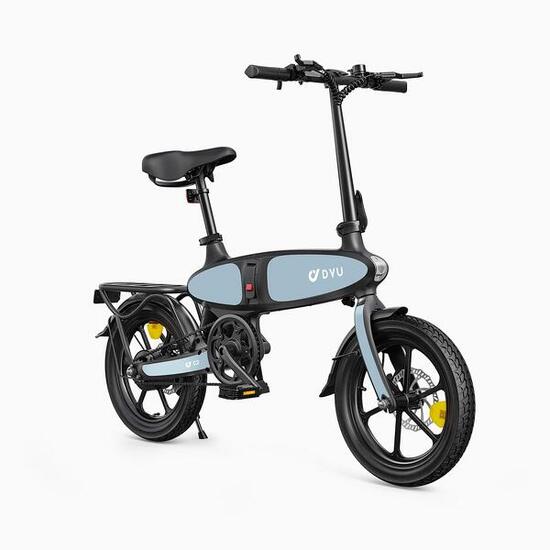 Vélo électrique pliable DYU C2 16 pouces, batterie 48 V 7,5 Ah