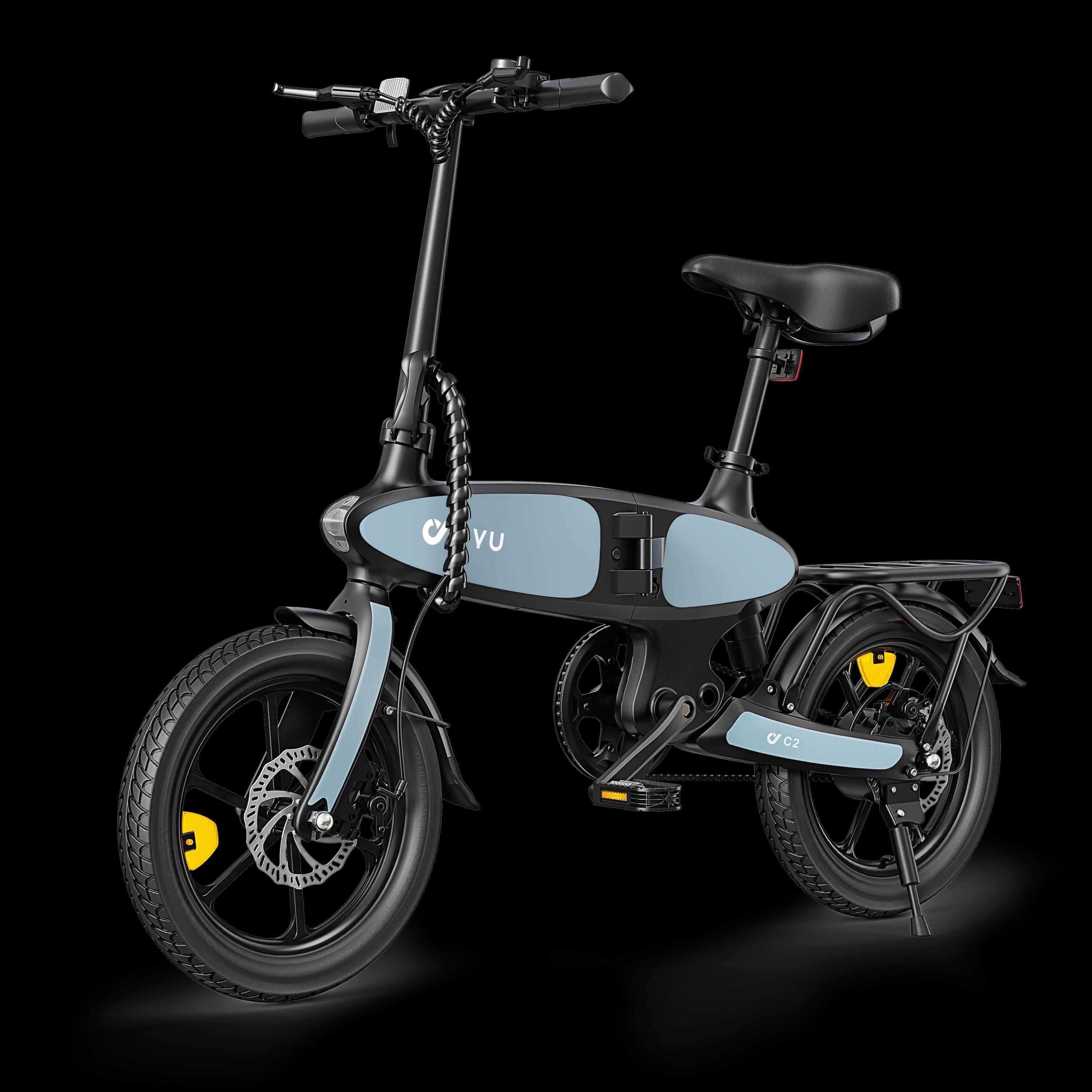 Bicicletta elettrica pieghevole DYU C2 da 16 pollici, batteria da 48 V e 7,5 Ah 3/7