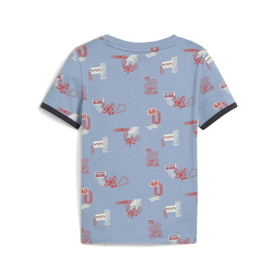 Dziecięca koszulka Little Runners PUMA Cool Blue