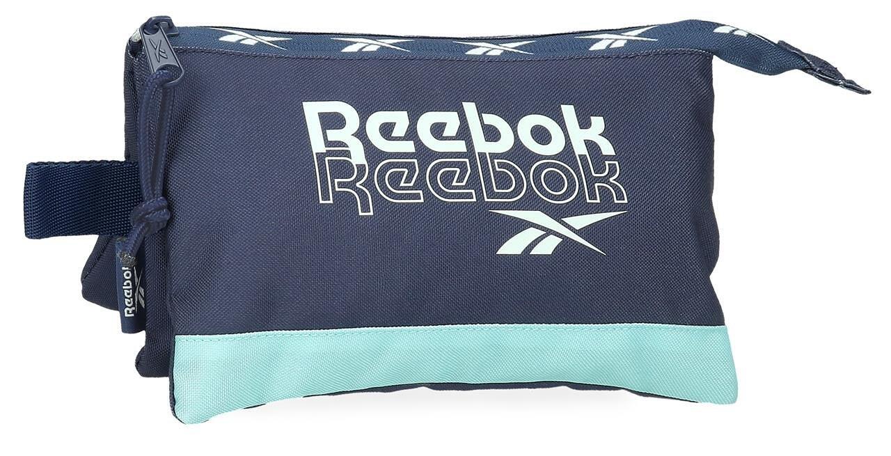 Estojo de três compartimentos para menina azul marinho reebok andrew