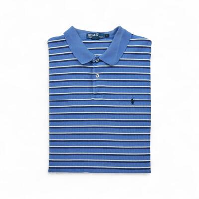 Seconda Mano - Manica corta Polo uomo Blu - Stato molto buono