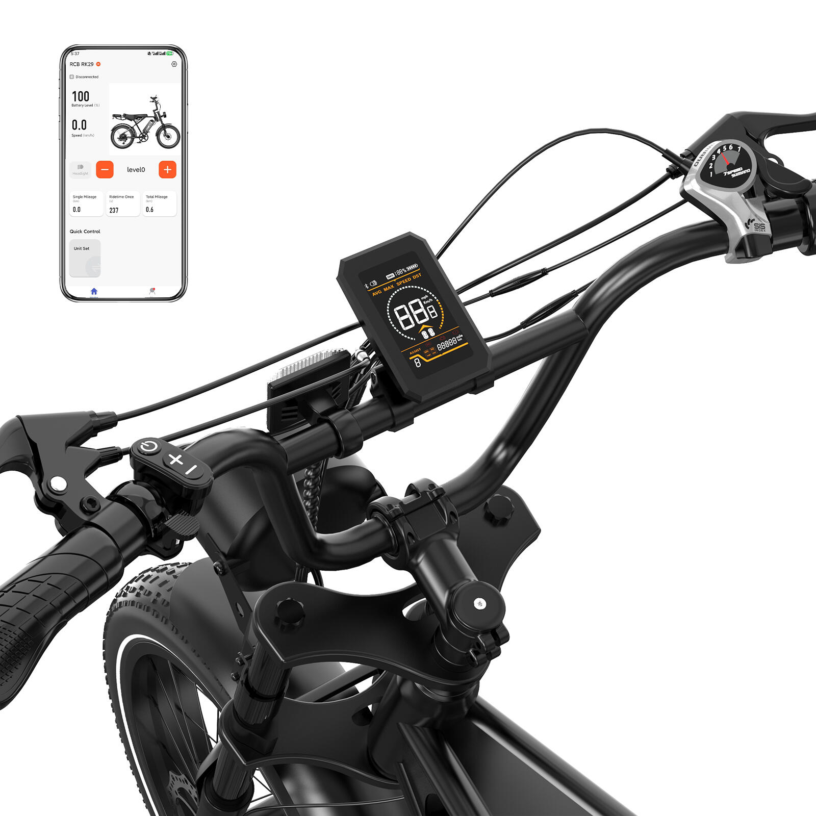 Bicicletta elettrica per adulti da 20"RCB-RK29 4/9