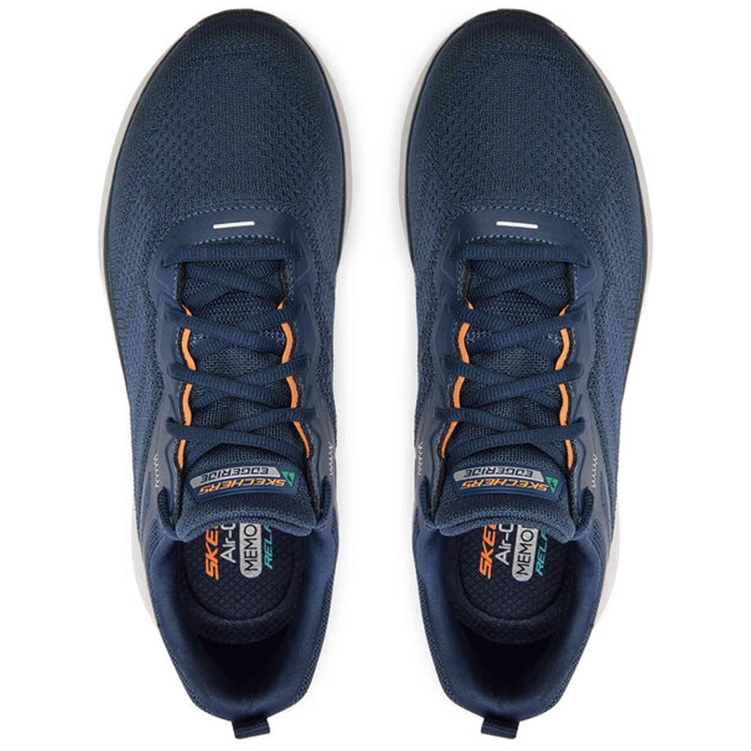 Zapatillas Skechers Hombre Relaxed Fit: Edgeride - Exxo Azul marino 5/5