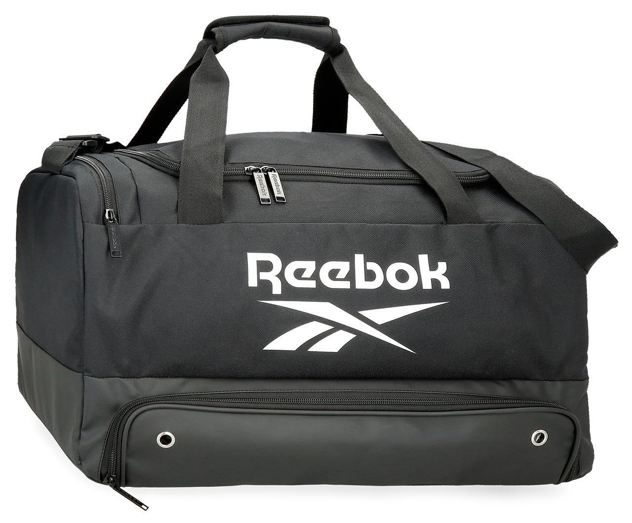 bolsa de futebol masculino Reebok Ashland 49cm preto 1/5