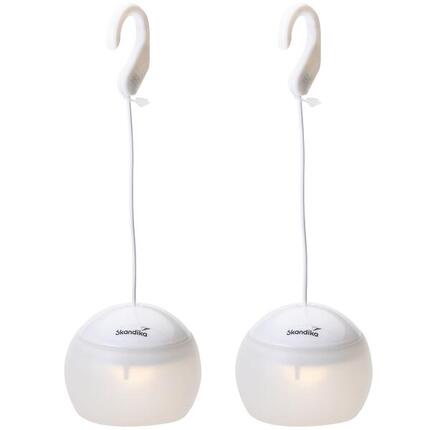 Seconde vie - 2 x Lampe de camping LED Tufjord - 3 modes d'éclairage