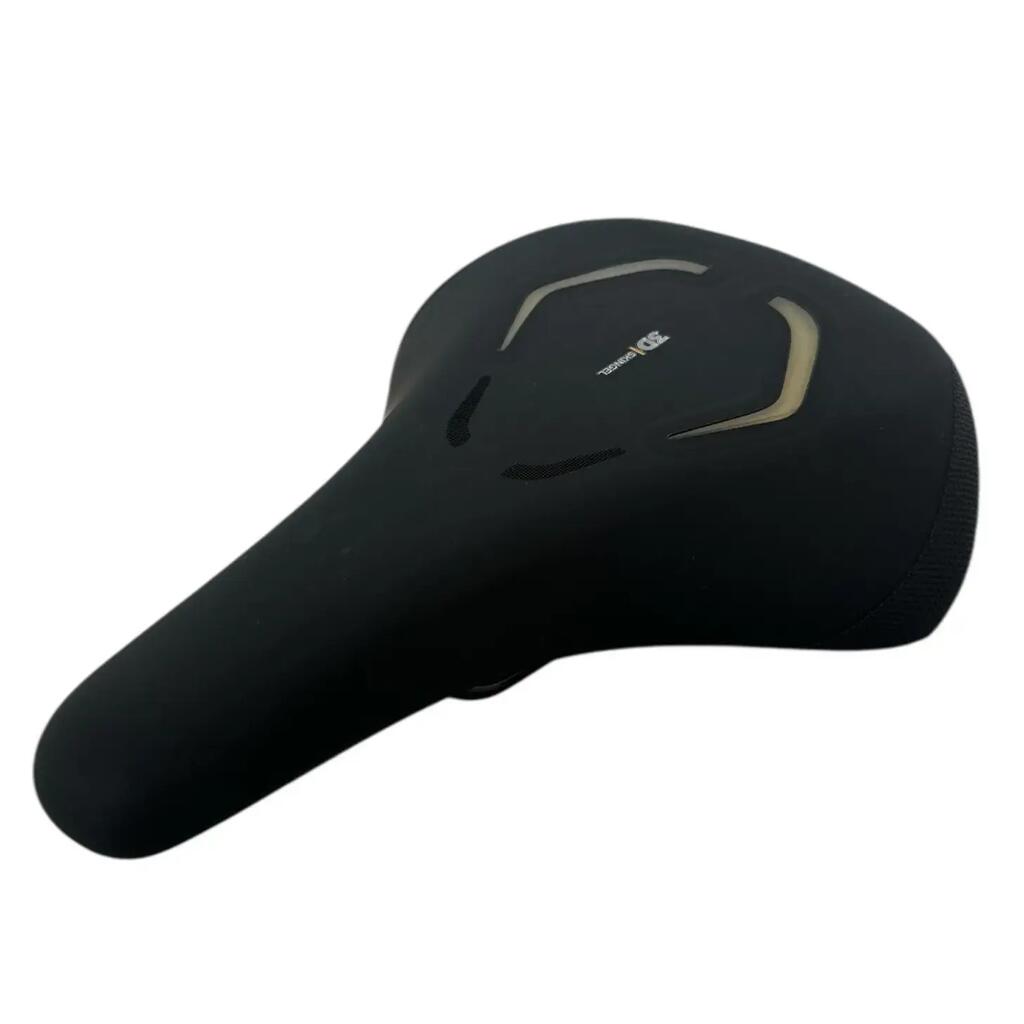 Bicycle Saddle – Black Royal Gel Saddle, 270x200 mm