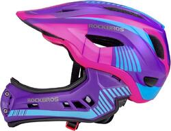 ROCKBROS Casque BMX d'enfant, Casques Intégral Vélo VTT