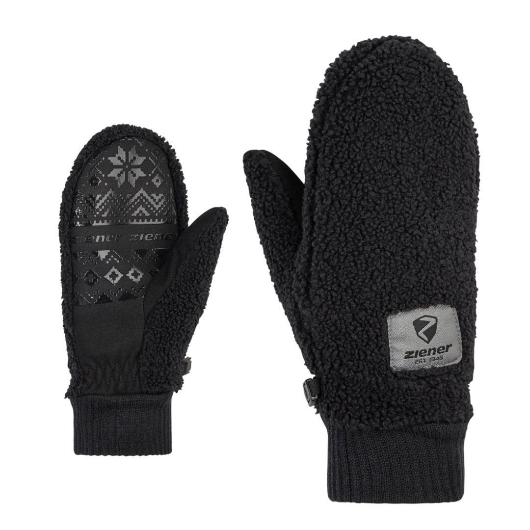 Ziener - Gants Femme Ziener Isherpa Mitten Lady W-noir-m - Mitaines - Noir - 40 M - Decathlon