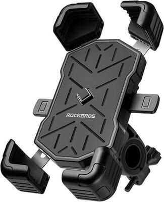 Rockbros fiets telefoonhouder, motorfiets telefoonhouder 360° rotatie