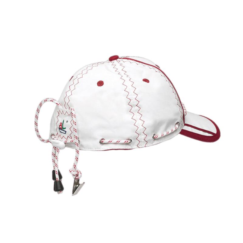 Sea Cap aus Segeltuch Rot 2/2