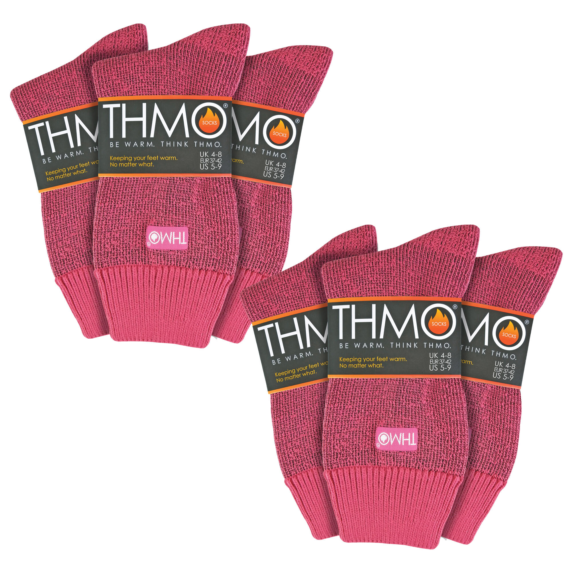 THMO - 6 paires de chaussettes thermiques douces et respirantes pour femmes 2/6