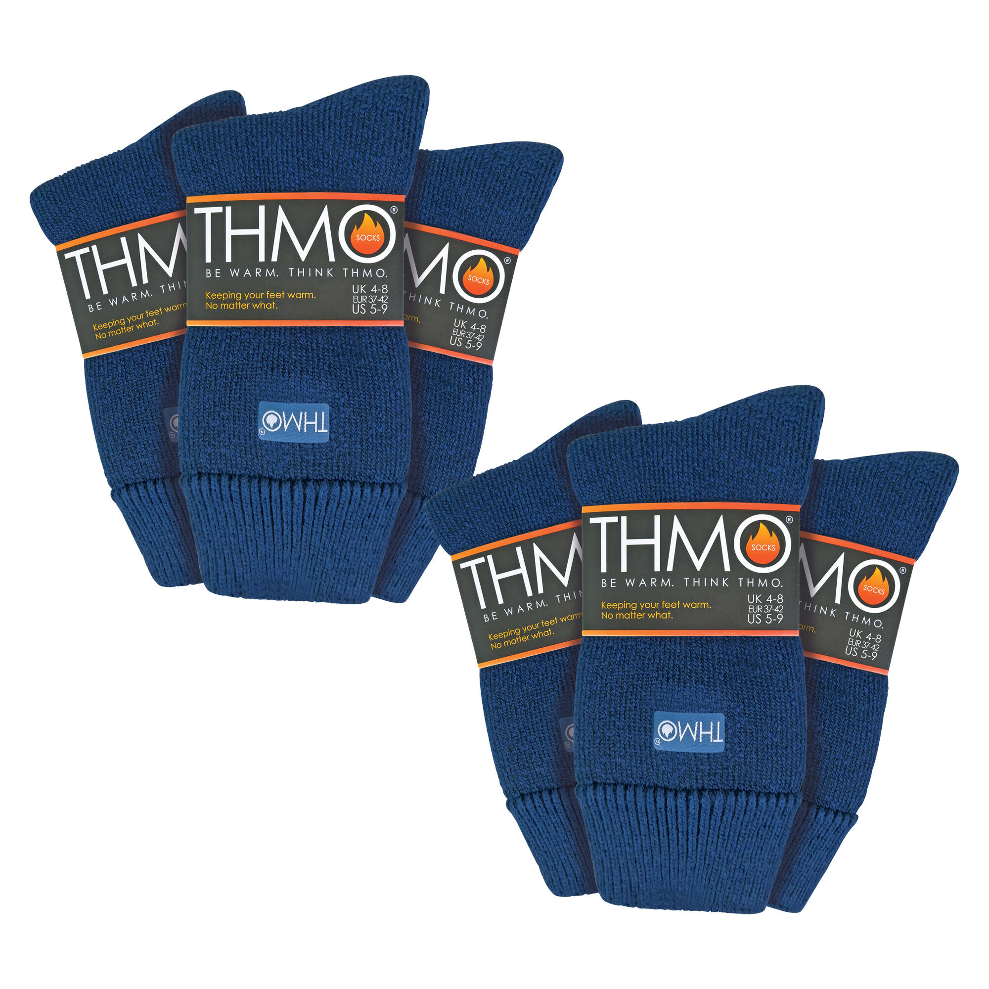 THMO - 6 paires de chaussettes thermiques douces et respirantes pour femmes 2/6
