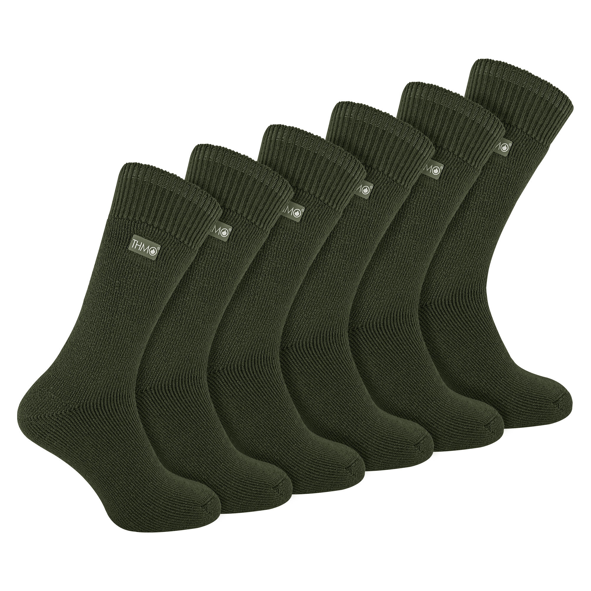 THMO 6 Pairs Mens Soft Breathable Thermal Socks