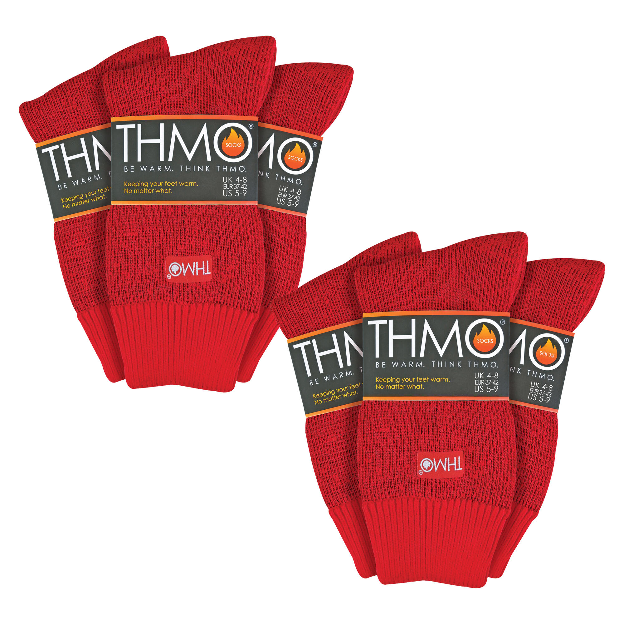 THMO - 6 paires de chaussettes thermiques douces et respirantes pour femmes 2/6