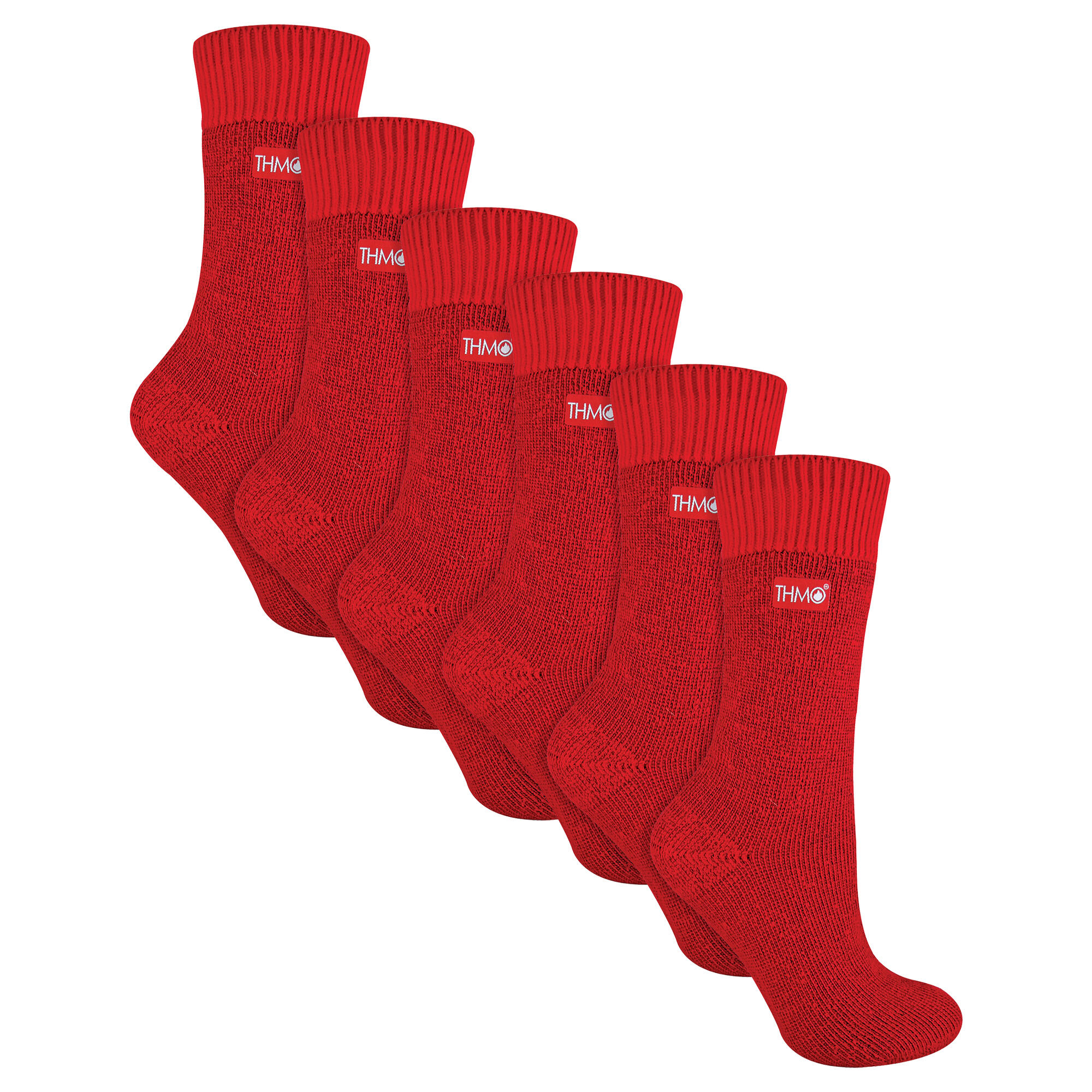THMO 6 Pairs Ladies Soft Breathable Thermal Socks