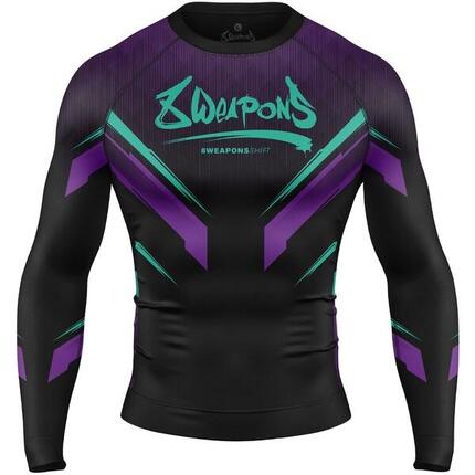 Kompressions-T-Shirt langarm - Shift Cyber