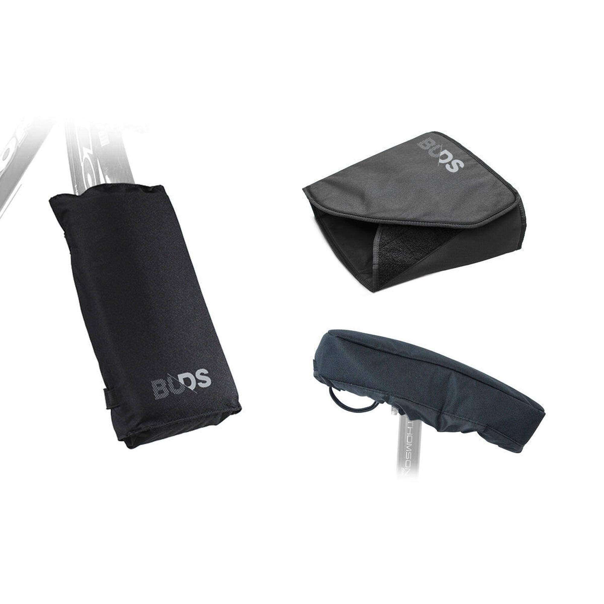 Buds - Kit De Protection Vélo De Route - Fourche, Cadre Et Selle - Housse De Protection - Noir - No Size - Decathlon
