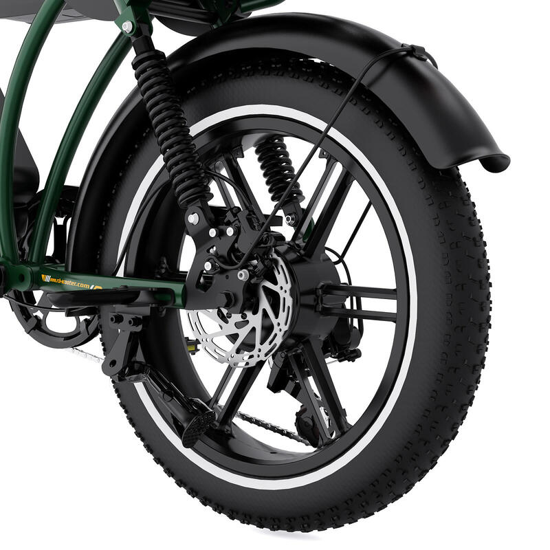 Vélo électrique G19 PRO, APP/NFC, 2x15.6Ah (90-120km), 20×4.0" suspendu