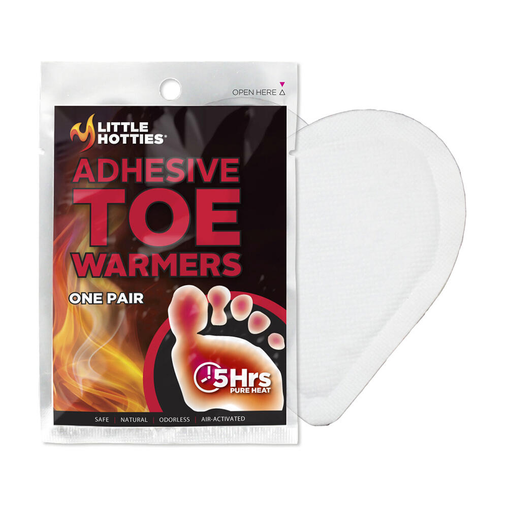 1 Pair Little Hotties Adhesive Toe Warmers Natural Air-Activated