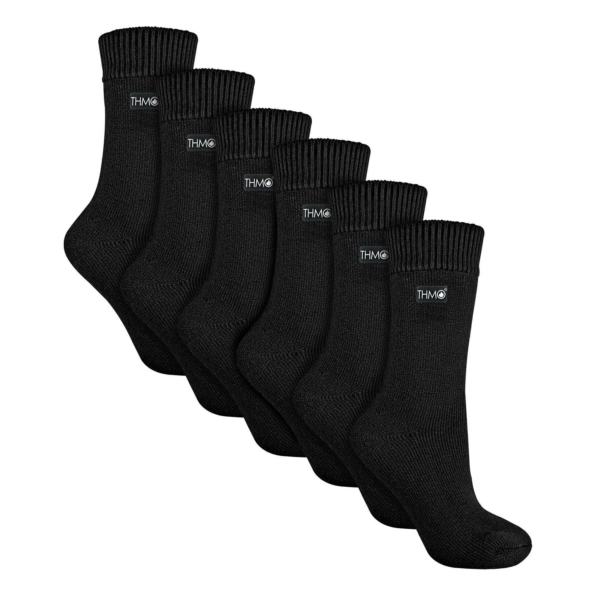 THMO 6 Pairs Ladies Soft Breathable Thermal Socks