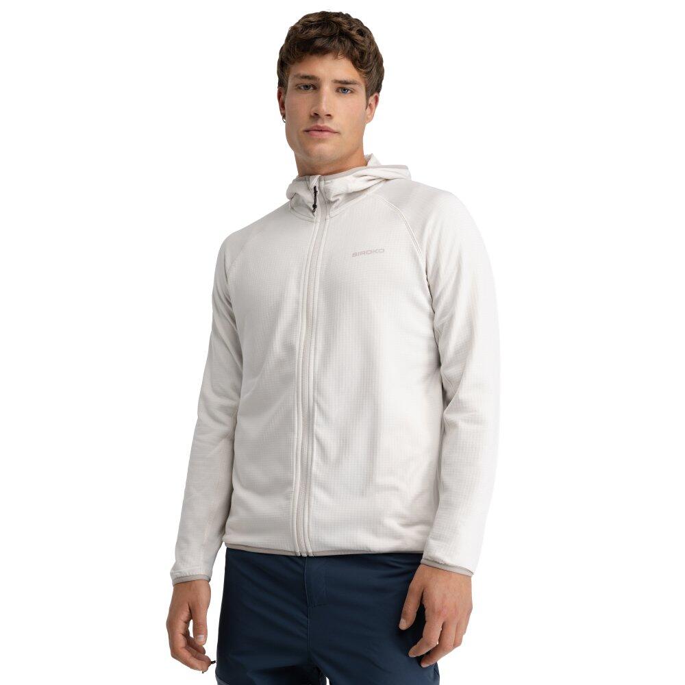 Siroko - Veste Polaire Légère À Capuche Randonnée Homme Stride Stone Beige - Polaire - Beige - Decathlon