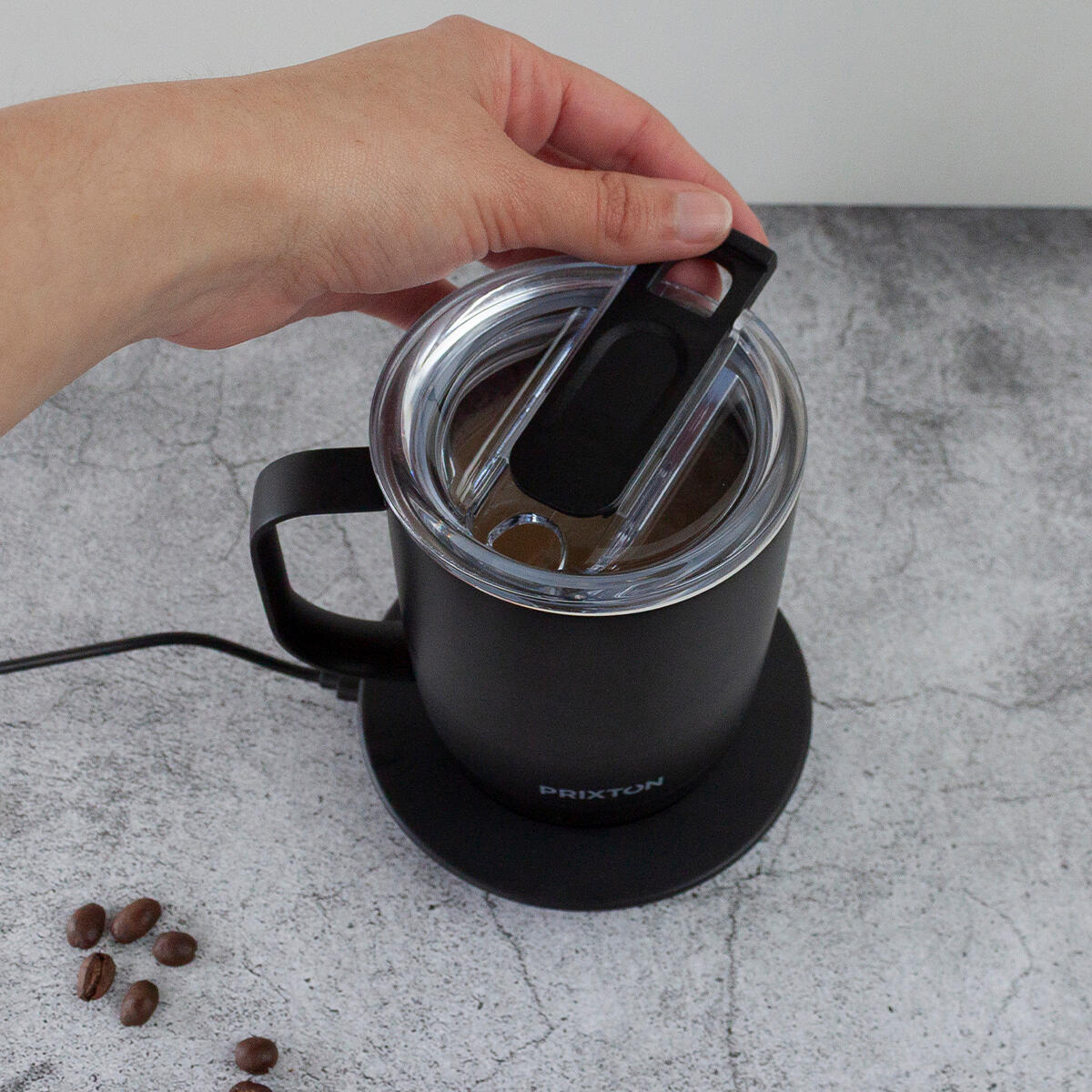 Taza Inteligente Tempo PRIXTON (300 ml -  Temperatura Regulable - Base de Carga) 6/6