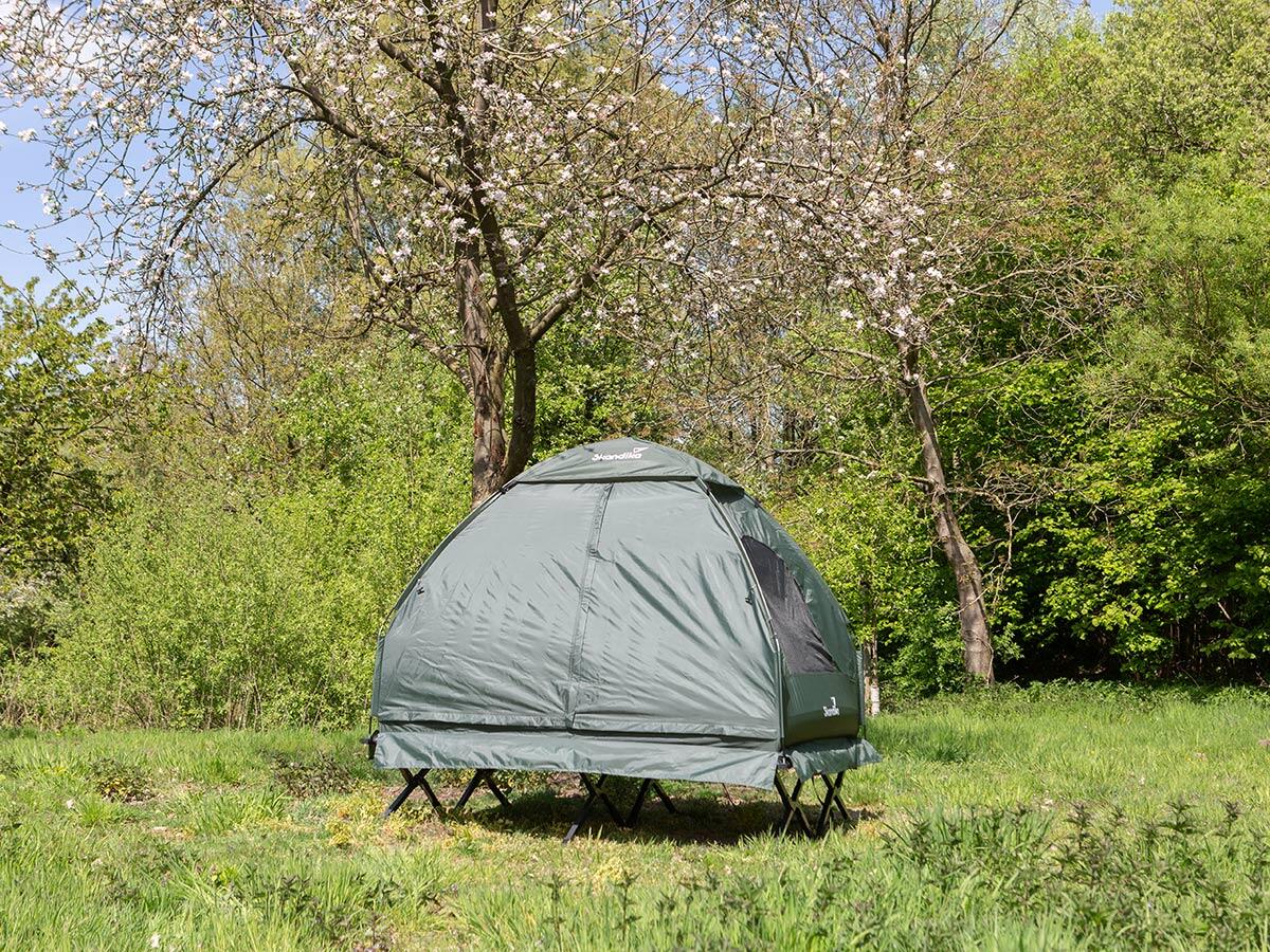 Gebraucht - Zeltliege Haug für 2 Personen - Zelt Bett - Campingbett - bis 160 kg 14/16