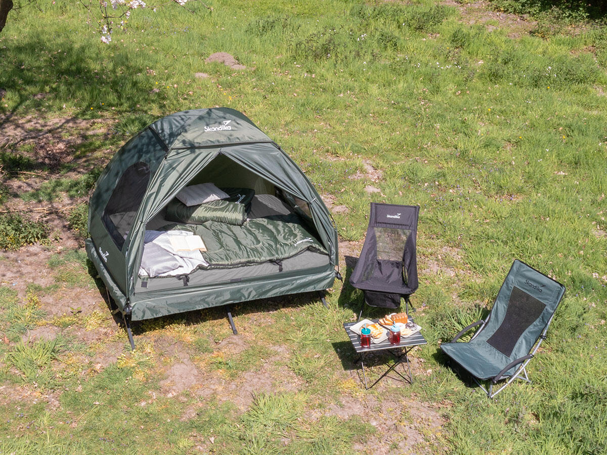 Gebraucht - Zeltliege Haug für 2 Personen - Zelt Bett - Campingbett - bis 160 kg 5/16