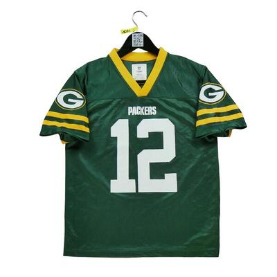 Second life - Herren NFL Green Bay Packers grünes Trikot - In gutem Zustand