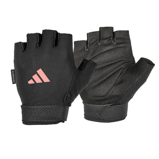 Gants ajustables Adidas Essential - Rose/L