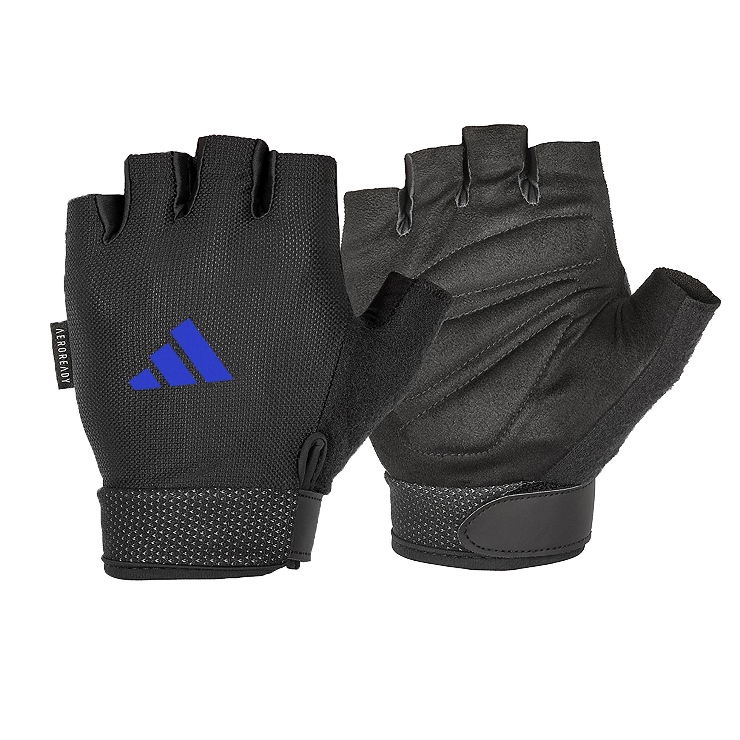 Adidas - Gants Ajustables Essential - Bleu/s - Gants - Bleu|noir - S - Decathlon