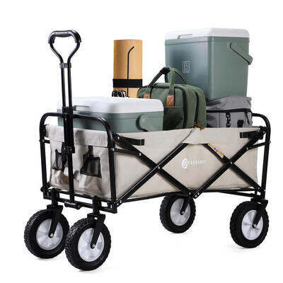 Packaway opvouwbare bolderkar taupe 70kg