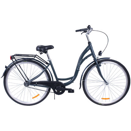 Rower miejski 28 Fuzlu City S1 grafitowy