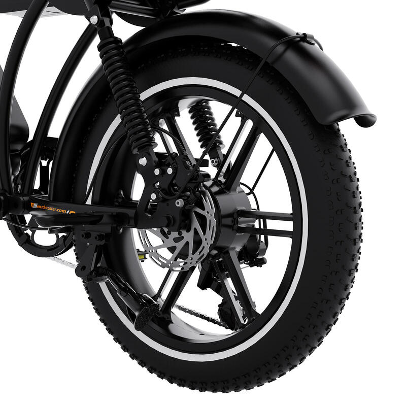 Vélo électrique G19 PRO, APP/NFC, 2x15.6Ah (90-120km), 20×4.0" suspendu