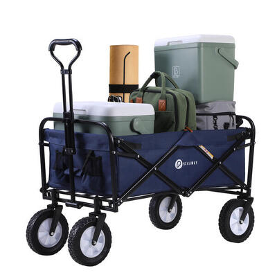 Packaway opvouwbare bolderkar donkerblauw 70kg