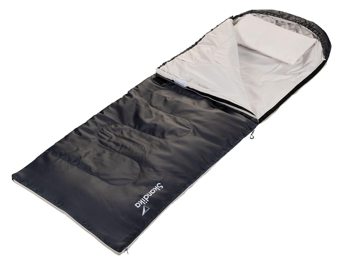 Gebraucht - Rechteckiger Schlafsack Skye – 3 Jahreszeiten – 220x75cm – RV links 2/7