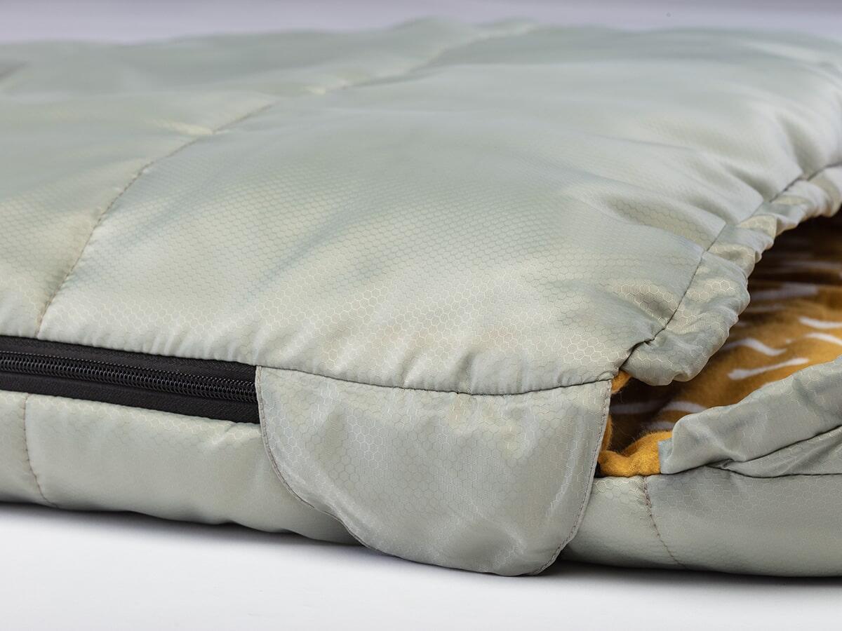 Seconde vie - Sac de couchage rectangulaire Dundee avec oreiller – Zip à gauche 6/7