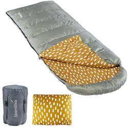 Seconde vie - Sac de couchage rectangulaire Dundee avec oreiller – Zip à gauche